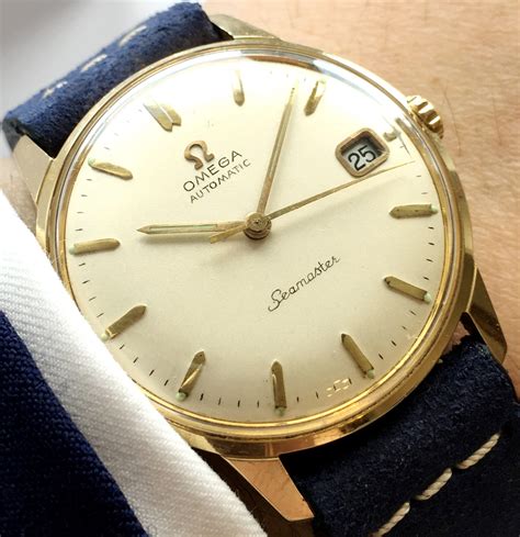 omega seamaster automatic gold dial day-date watch price|Omega Seamaster 150m watch.